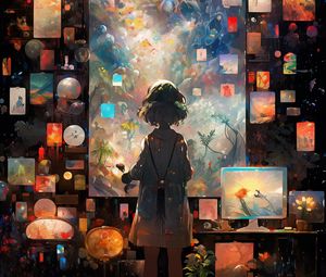 Preview wallpaper girl, pictures, art, anime