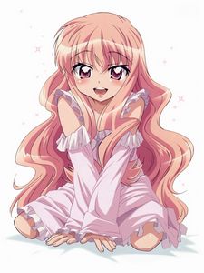 Preview wallpaper girl, pink hair, cute