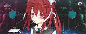 Preview wallpaper girl, ponytails, future, anime, art