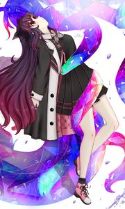 Preview wallpaper girl, pose, dress, anime, art