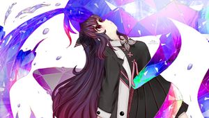 Preview wallpaper girl, pose, dress, anime, art