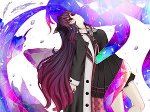 Preview wallpaper girl, pose, dress, anime, art