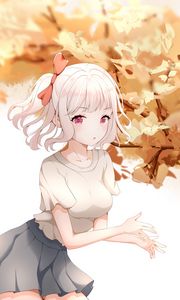 Preview wallpaper girl, pose, glance, anime, art