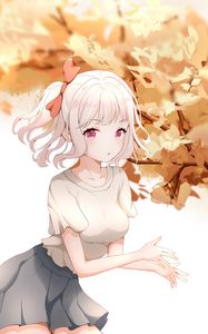 Preview wallpaper girl, pose, glance, anime, art