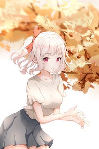 Preview wallpaper girl, pose, glance, anime, art
