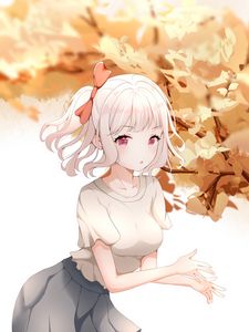 Preview wallpaper girl, pose, glance, anime, art