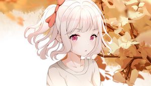 Preview wallpaper girl, pose, glance, anime, art