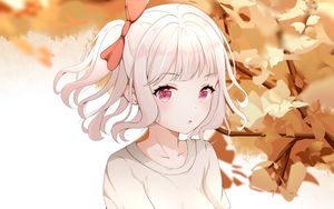 Preview wallpaper girl, pose, glance, anime, art