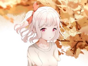 Preview wallpaper girl, pose, glance, anime, art