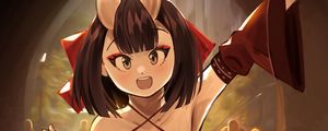 Preview wallpaper girl, princess, gesture, anime