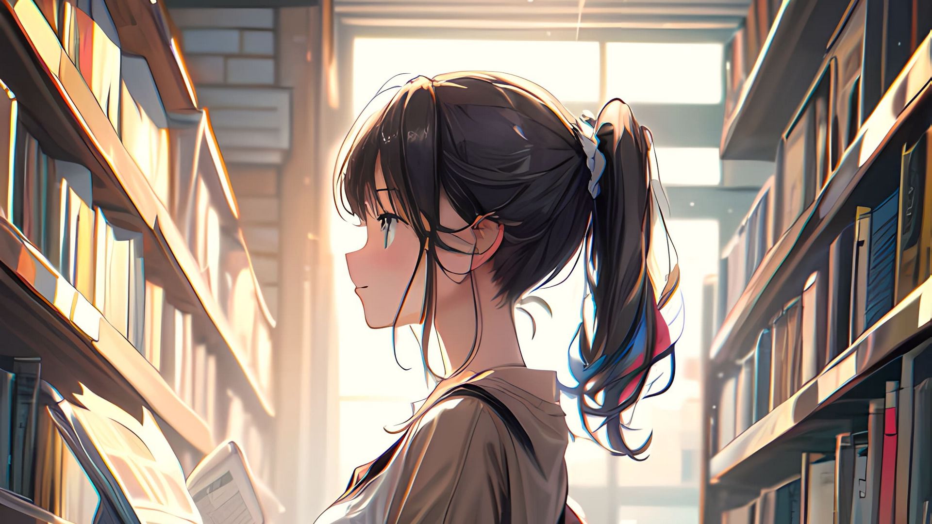 Download Cute Anime Girl Profile Picture Wallpaper