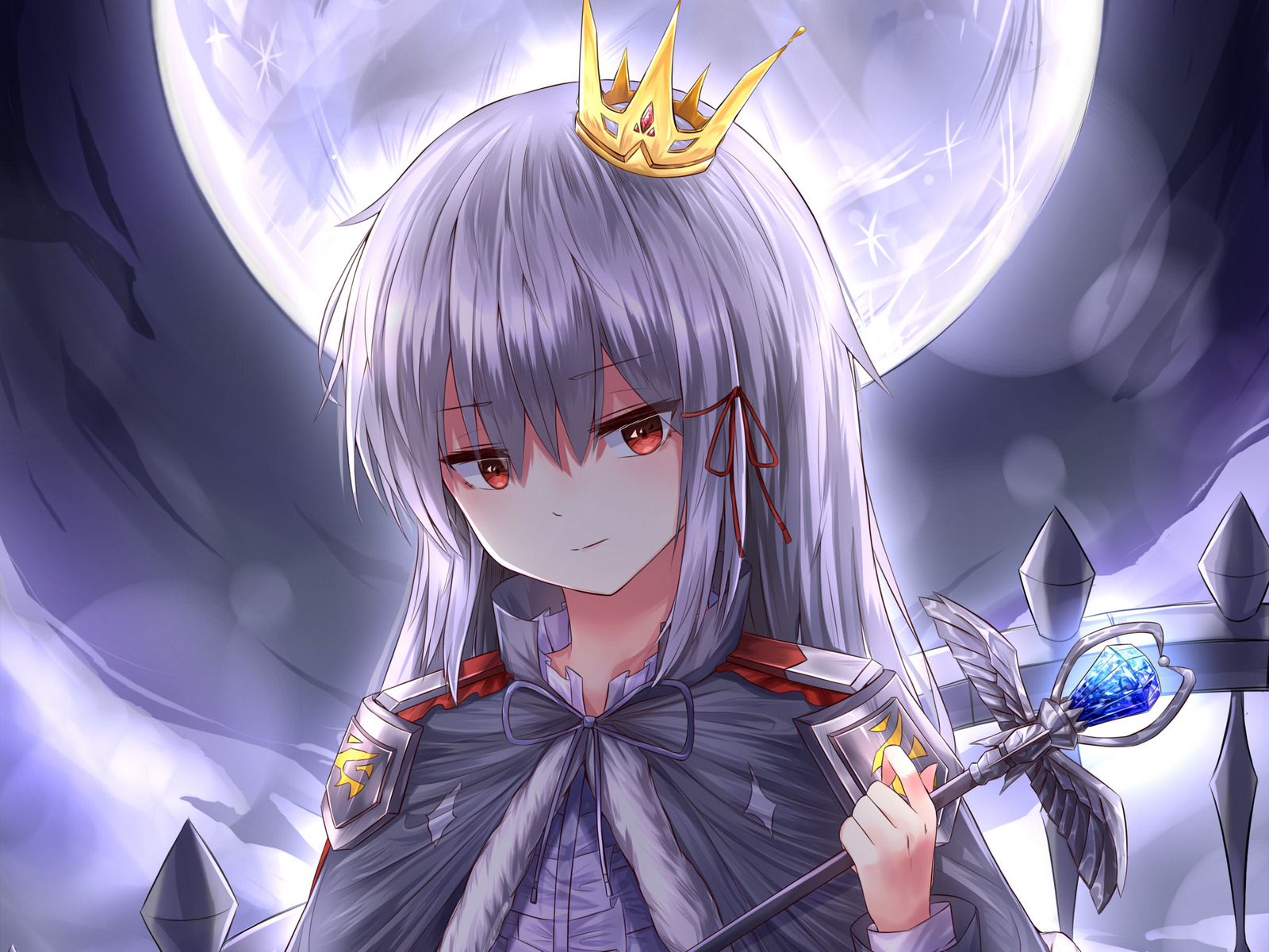 Dark-themed anime queen on her throne on Craiyon-demhanvico.com.vn