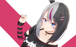 Preview wallpaper girl, queen, emo, subculture, anime, art
