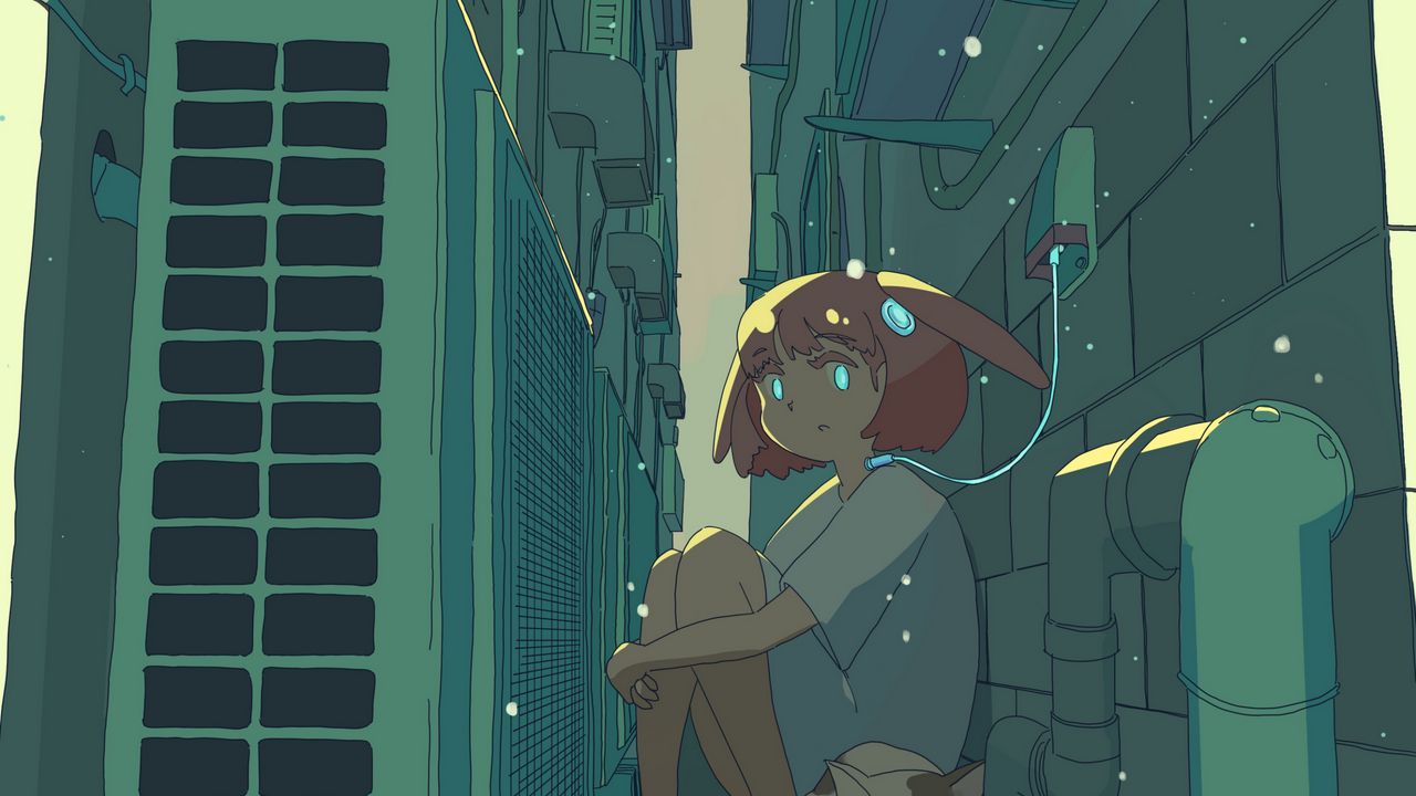 Wallpaper girl, sad, gateway, anime, art