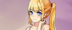 Preview wallpaper girl, skirt, pose, anime