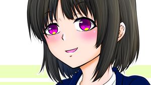 Preview wallpaper girl, smile, anime