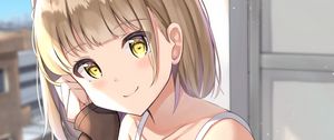 Preview wallpaper girl, smile, anime, cute