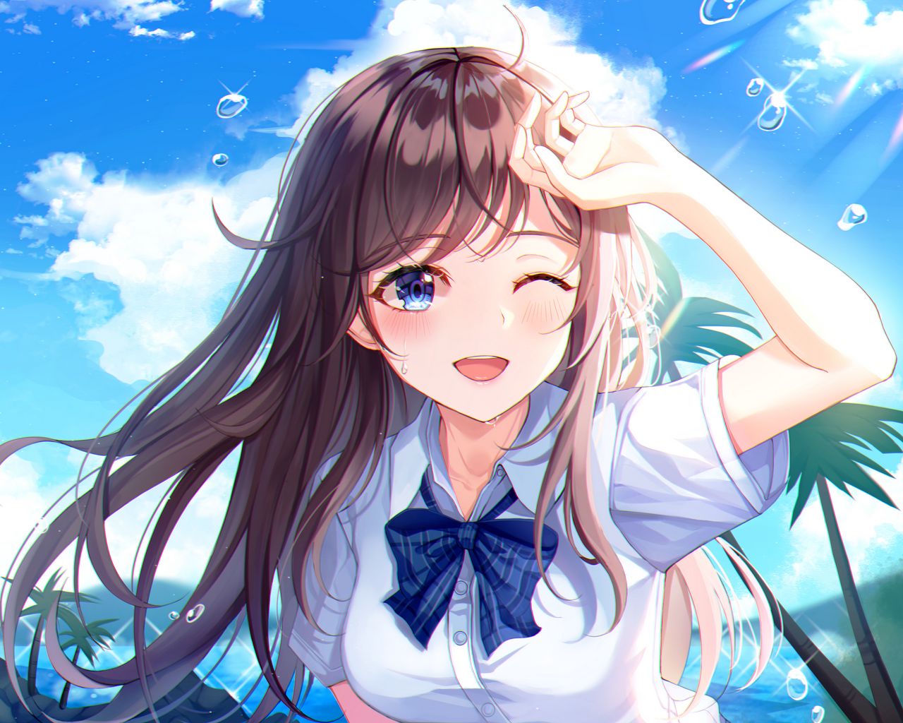 Lexica - Beautiful anime girl with a cute smile