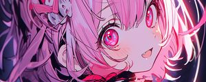 Preview wallpaper girl, smile, blush, cap, anime