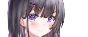 Preview wallpaper girl, smile, blush, anime