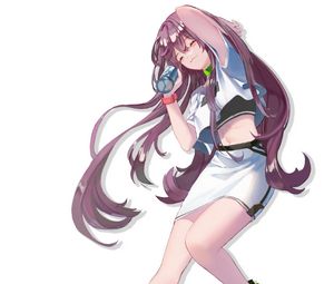 Preview wallpaper girl, smile, dance, movement, anime