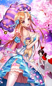 Preview wallpaper girl, smile, dress, anime, art