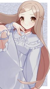 Preview wallpaper girl, smile, dress, anime