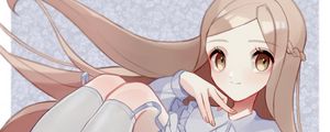 Preview wallpaper girl, smile, dress, anime