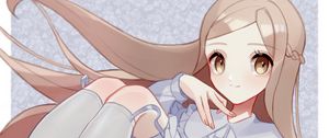 Preview wallpaper girl, smile, dress, anime