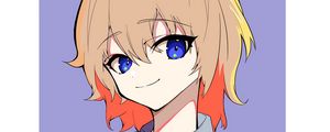Preview wallpaper girl, smile, schoolgirl, style, anime
