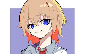 Preview wallpaper girl, smile, schoolgirl, style, anime