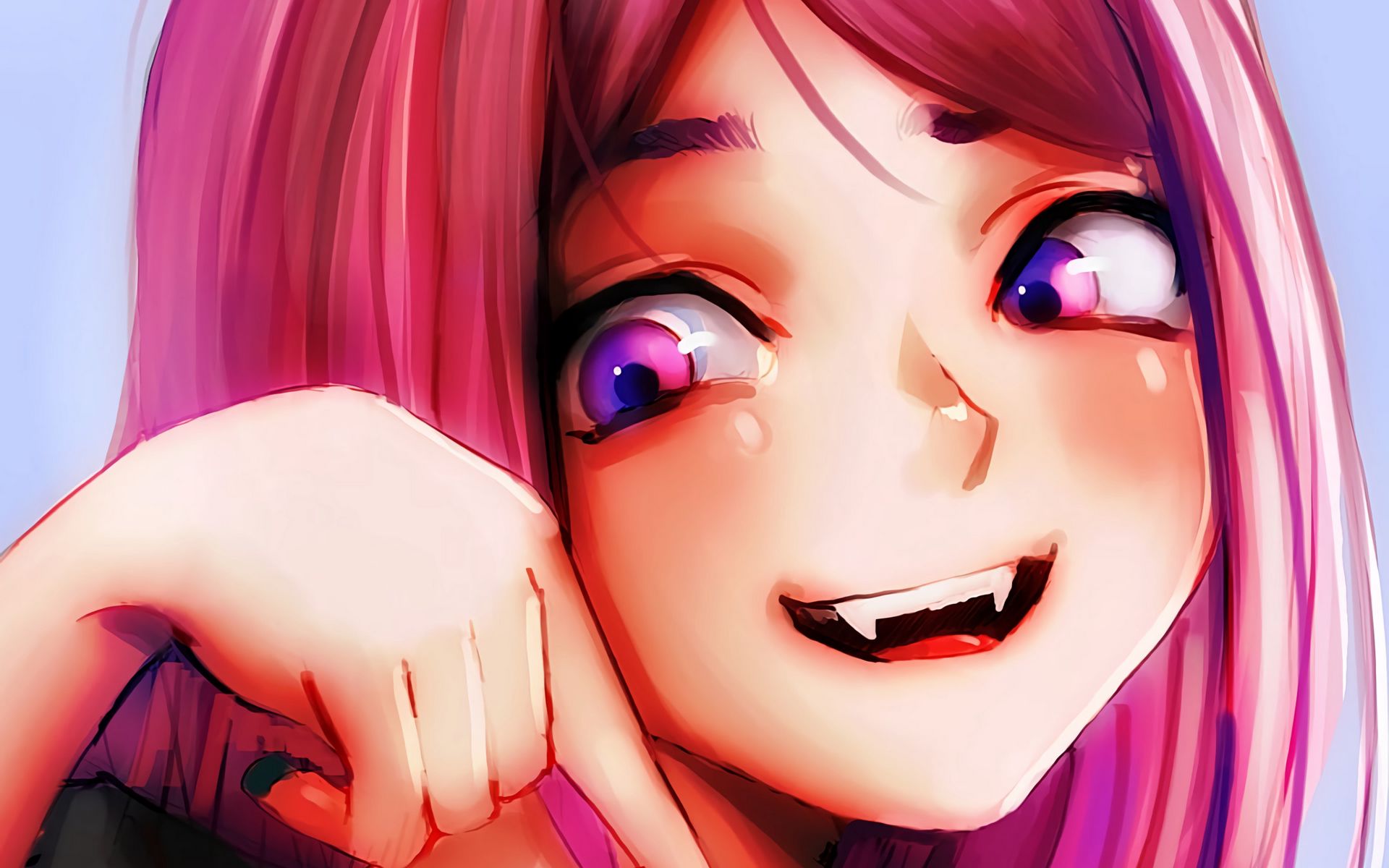 anime smile teeth
