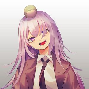 Preview wallpaper girl, smile, tie, suit, anime, art