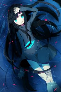 Preview wallpaper girl, smile, water, anime, art