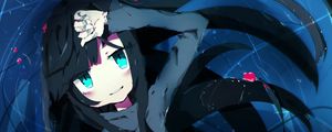 Preview wallpaper girl, smile, water, anime, art