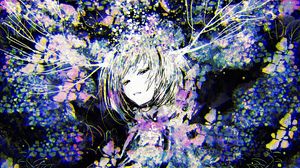 Preview wallpaper girl, spots, anime, art