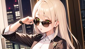 Preview wallpaper girl, sunglasses, style, anime