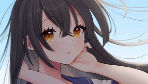 Preview wallpaper girl, tears, anime, sad