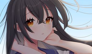 Preview wallpaper girl, tears, anime, sad