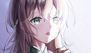 Preview wallpaper girl, tears, prayer, anime, art, cartoon