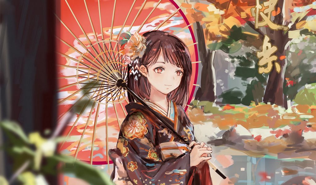 Kimono - phong cách trang phục truyền thống của Nhật Bản rất đẹp và lôi cuốn. Hãy ngắm nhìn bức ảnh này, chiếc kimono đầy màu sắc cùng những hoa lá tinh tế trên nền vải, đem lại một vẻ đẹp sang trọng, thanh lịch cho người mặc. Hãy cùng thưởng thức và chiêm ngưỡng nét đẹp này nhé!