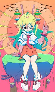 Preview wallpaper girl, uniform, anime, art, bright