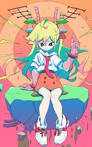 Preview wallpaper girl, uniform, anime, art, bright