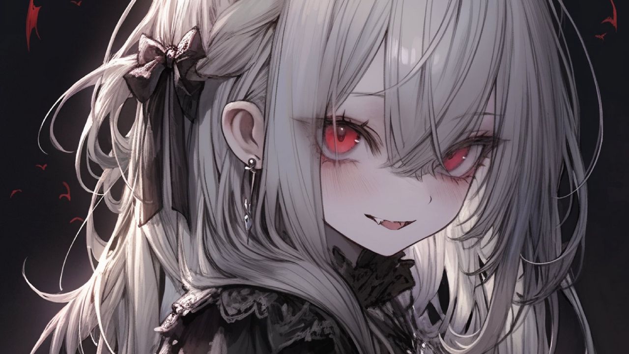 anime girl, vampire, beautiful #57575 - DevilChan