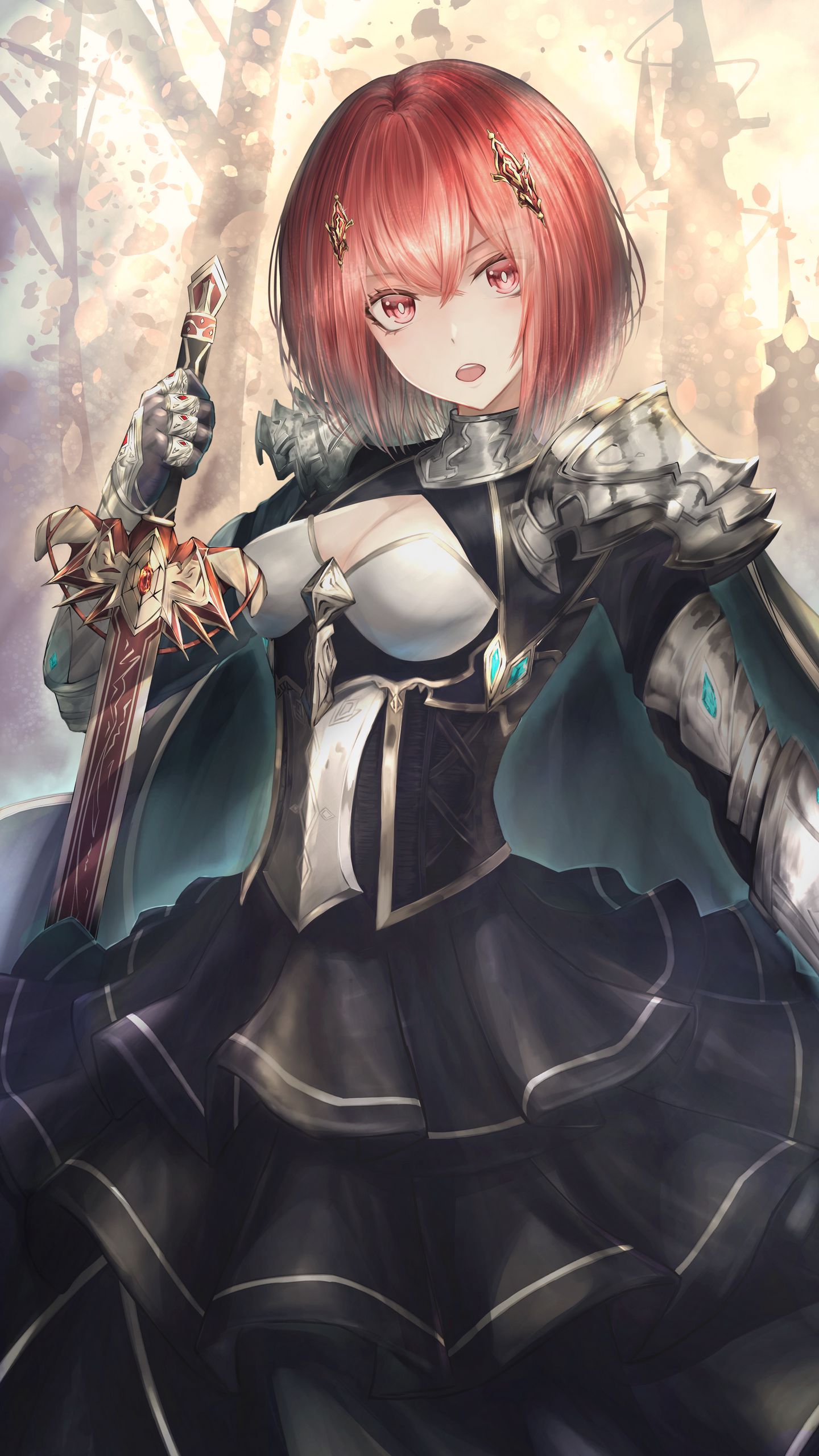 Lexica - Red haired anime man in black coat, anime style, high detailed,  night