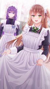Preview wallpaper girls, maids, anime, art