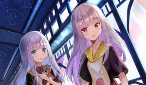 Preview wallpaper girls, sisters, toys, anime