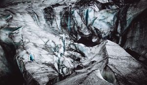Preview wallpaper glacier, cave, surface, iceland