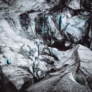 Preview wallpaper glacier, cave, surface, iceland