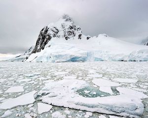 Preview wallpaper glacier, cold, north, white